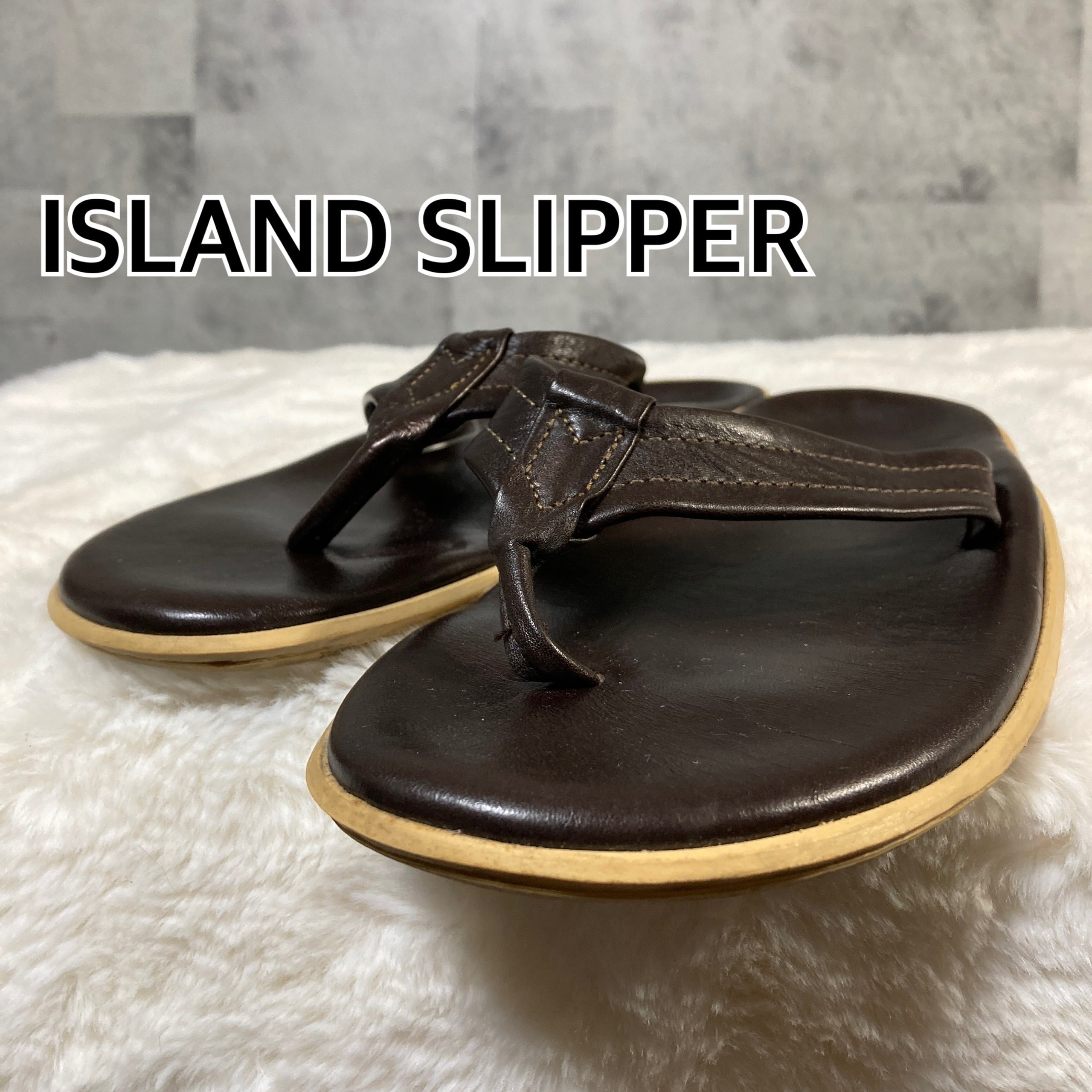 ハワイ製 ISLAND SLIPPER アイランド スリッパ レザー トングサンダル