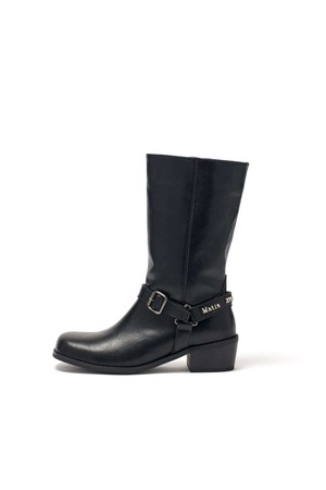 [Matin Kim] ENGINEER MIDDLE BOOTS IN BLACK 正規品 韓国ブランド 韓国通販 韓国代行 韓国ファッション マーティンキム matinkim 日本 店舗