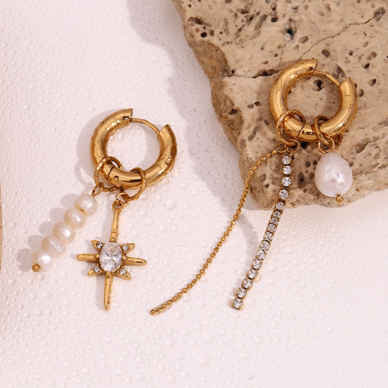 【coming soon…】477P ソレイユアシンメトリーピアス