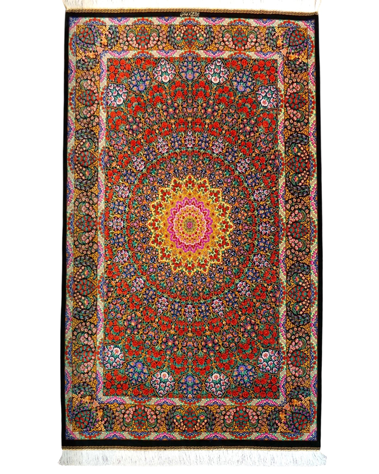 オールド ペルシャ手織り絨毯 カシュガイ族 157×108cm｜トライバルラグ