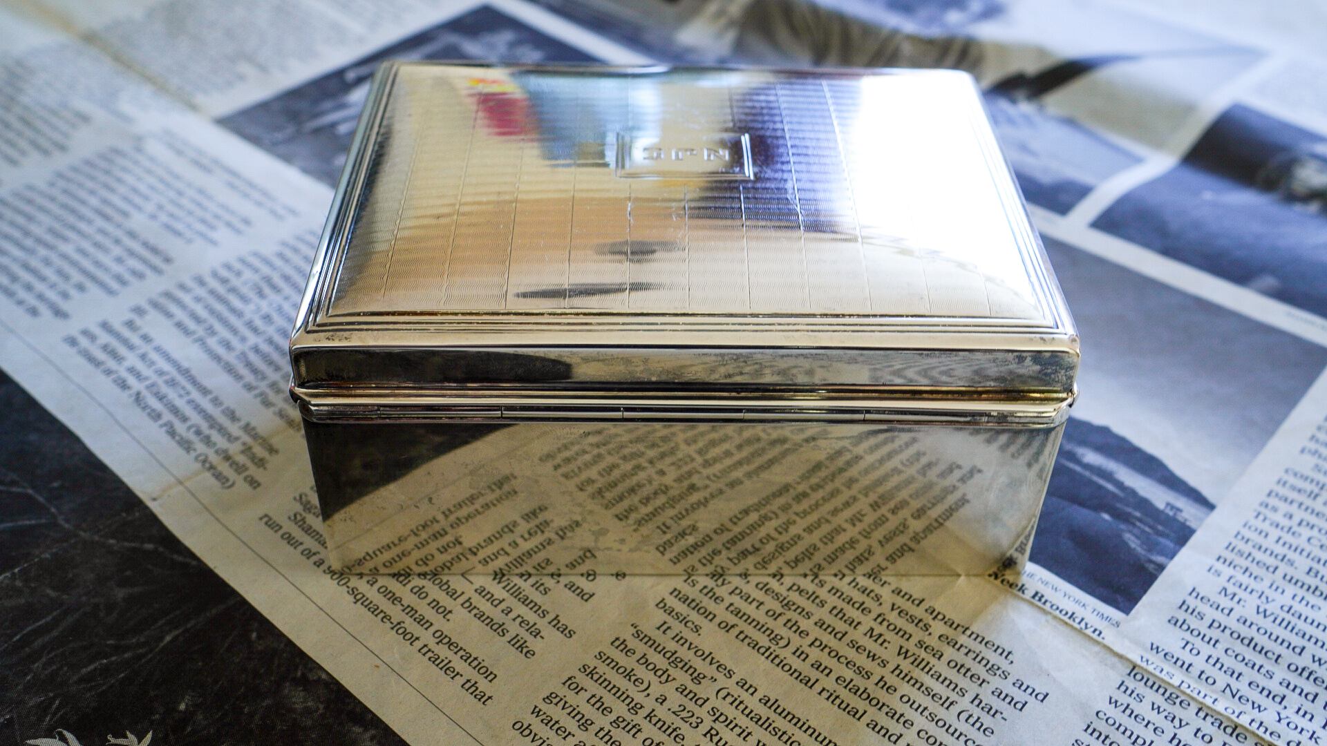 VINTAGE】TIFFANY&Co. ティファニー シガレット ボックス《シルバー925  