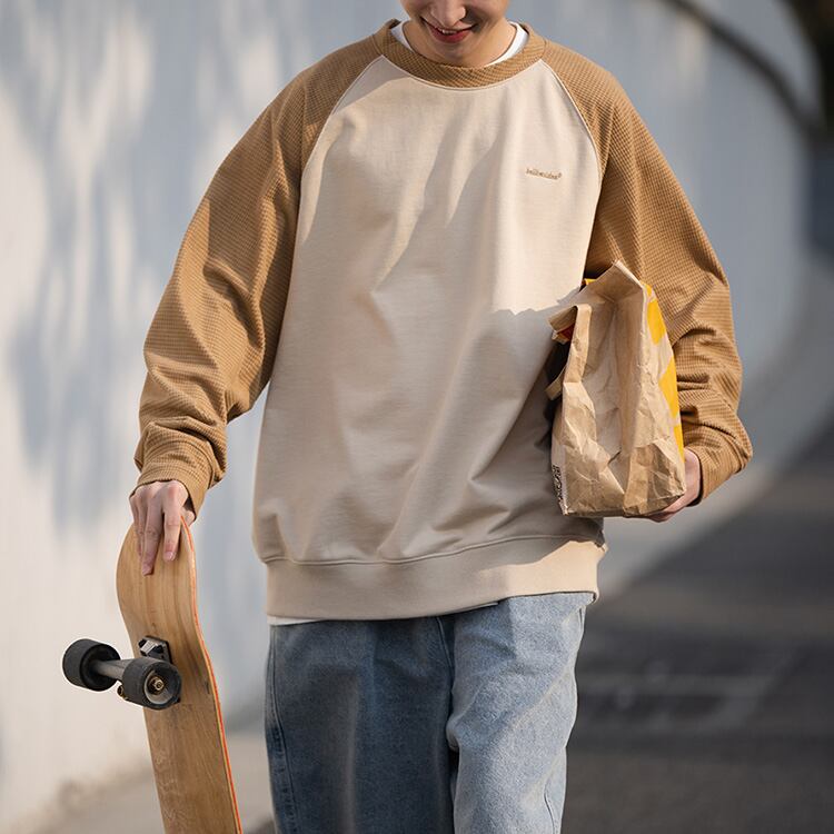 ★CORN KERNEL RAGLAN SLEEVE SWEATSHIRT　　　A0435