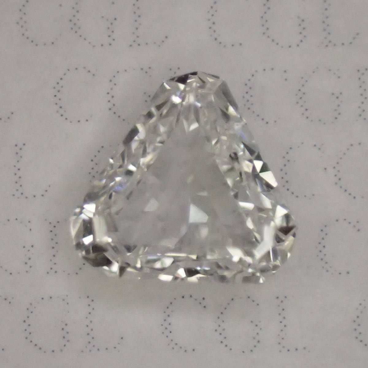 ダイヤモンド ルース トリリアントカット 0.446ct G SI-1 三角形 