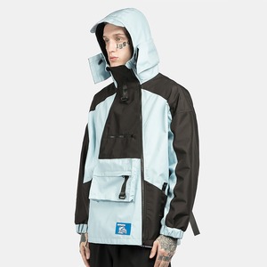 SALE 送料無料【HIPANDA ハイパンダ】メンズ アノラック ブルゾン MEN'S FIFTH ELEMENT BICOLOR ANORAK /  BLUE・PINK