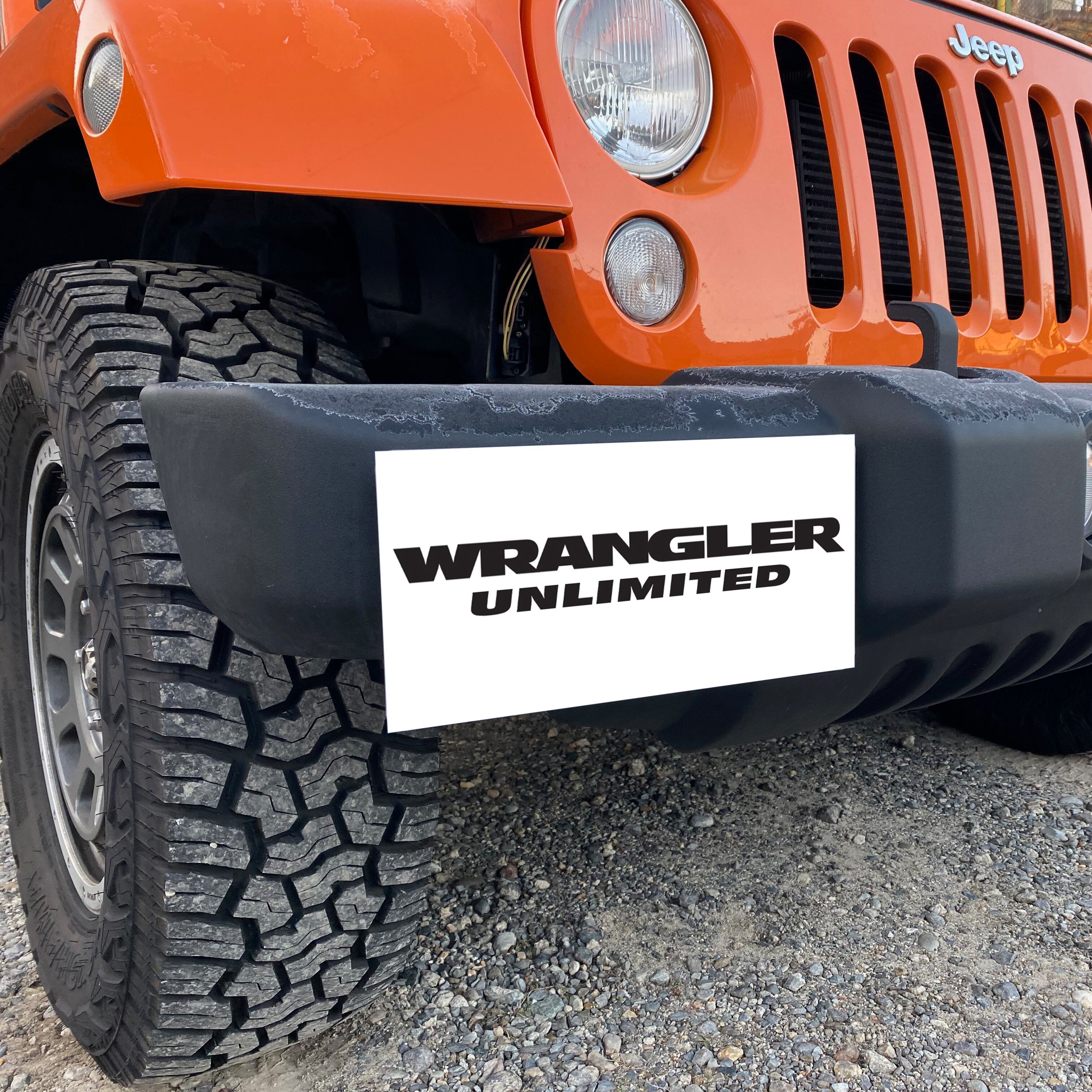 ミリタリージープ用テールランプ 撮影用ナンバープレート隠し Jeep Wrangler Unlimited ジープ