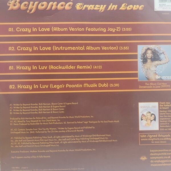 Beyonce / Crazy In Love [674067 6] - 画像2
