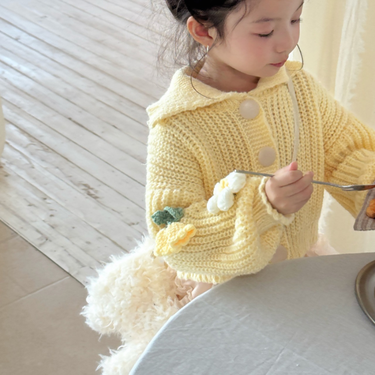 秋ハイウエストAラインふんわりスカート