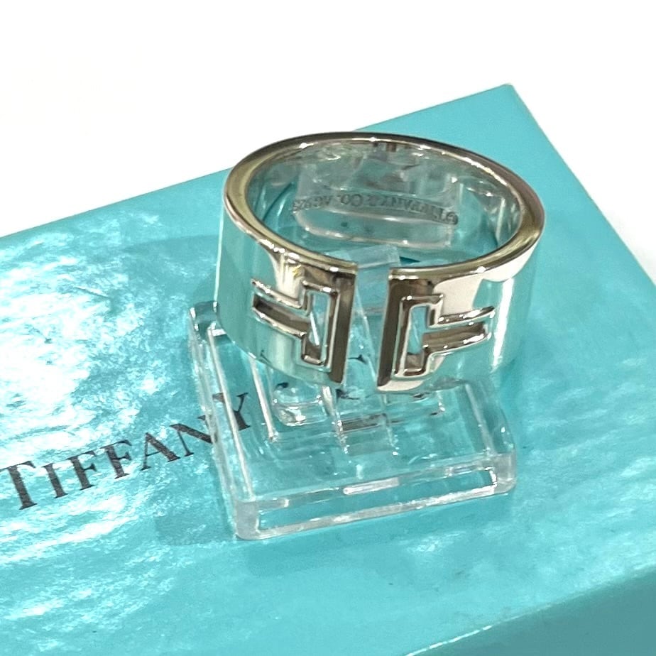 Tiffany & Co. 925シルバーリング　24号 TIFFANY & Co.】【24号】2721 ティファニー Tリング シルバー メンズ