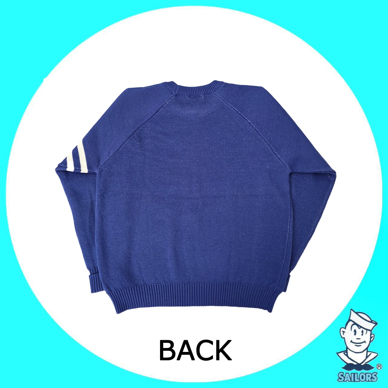 ジャガードセーター ネイビー【メンズ】size | セーラーズsailors