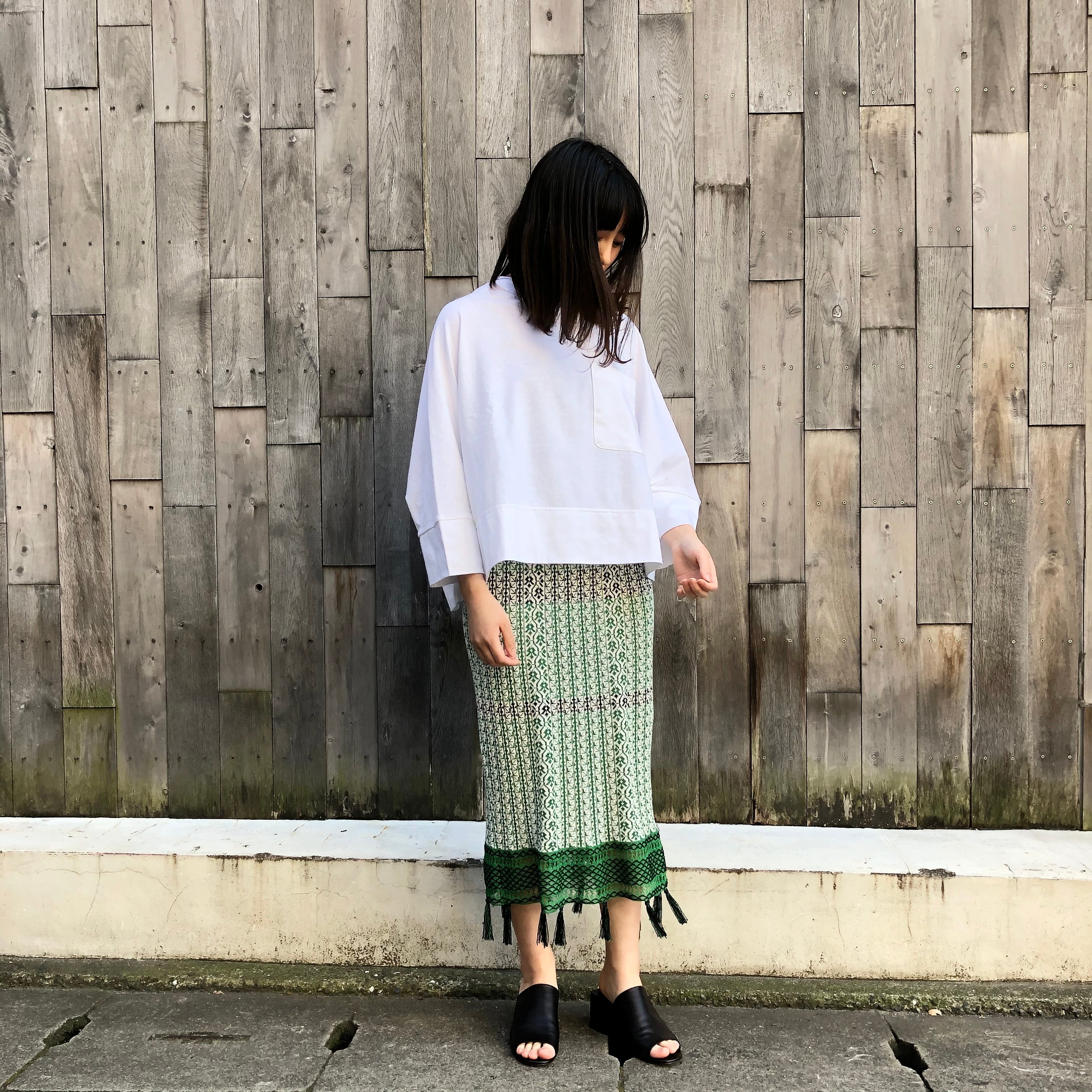 20SS】mame kurogouchi マメクロゴウチ / Rib Jacquard Pedicel Knit Skirt |  TRENTのオンラインショップ(福岡市のセレクトショップ)