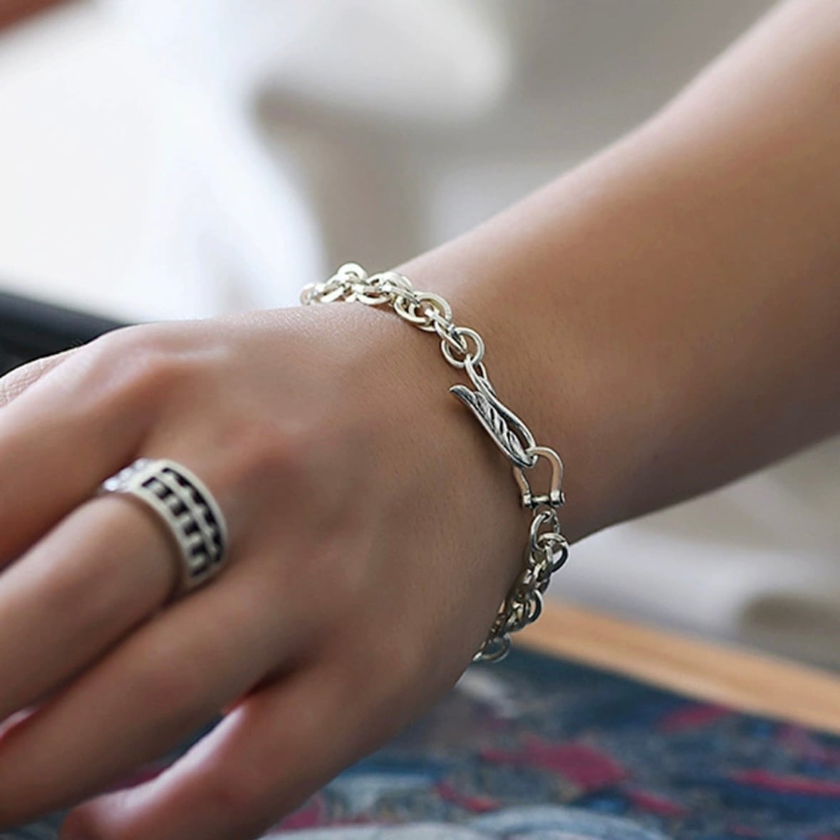 BTOB ユクソンジェ　ブレスレット chain bracelet (B13) | Wanna shop