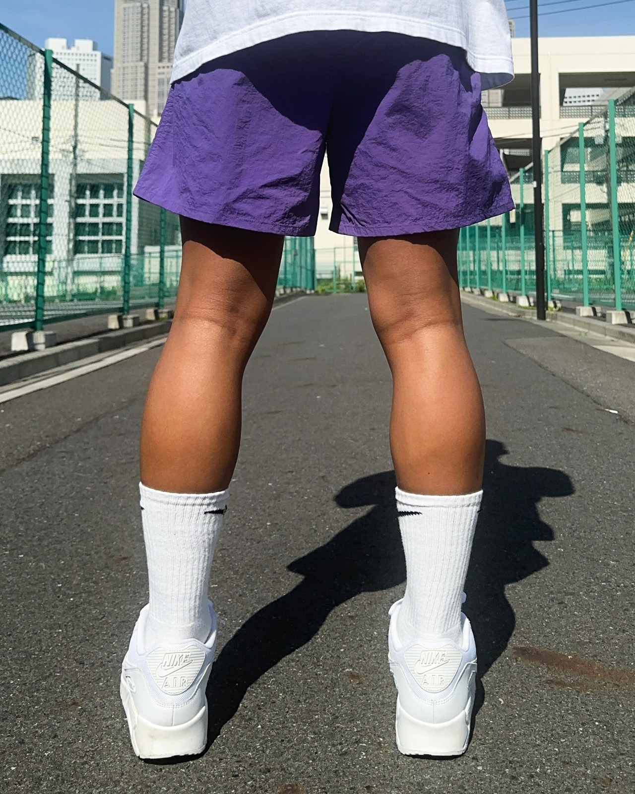 BASIC ONE POINT VERSATILE SHORTS - PURPLE