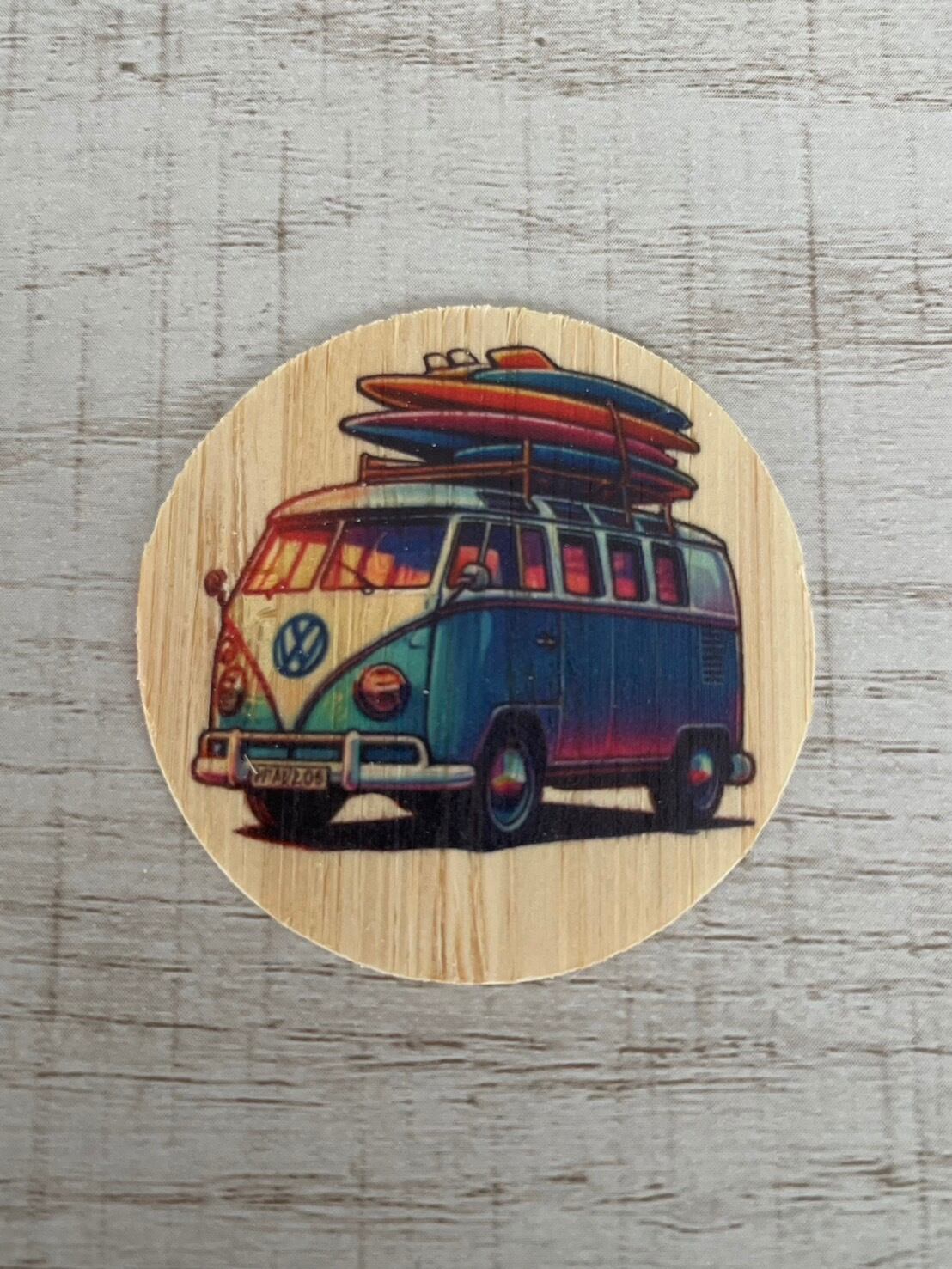 バンブーステッカー　ワーゲンバス