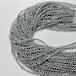 【凛とした美しさ】シックなグレーの輝き!可憐な蕾型の淡水パール(約3.7x3mm/39cm) | P0052