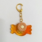 オレンジ色のキャンディ型バックチャーム [NM-033]