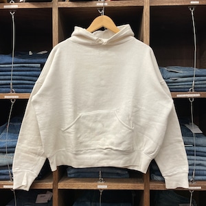 1950S VINTAGE SWEAT PARKA WHITE BIG SIZE!!