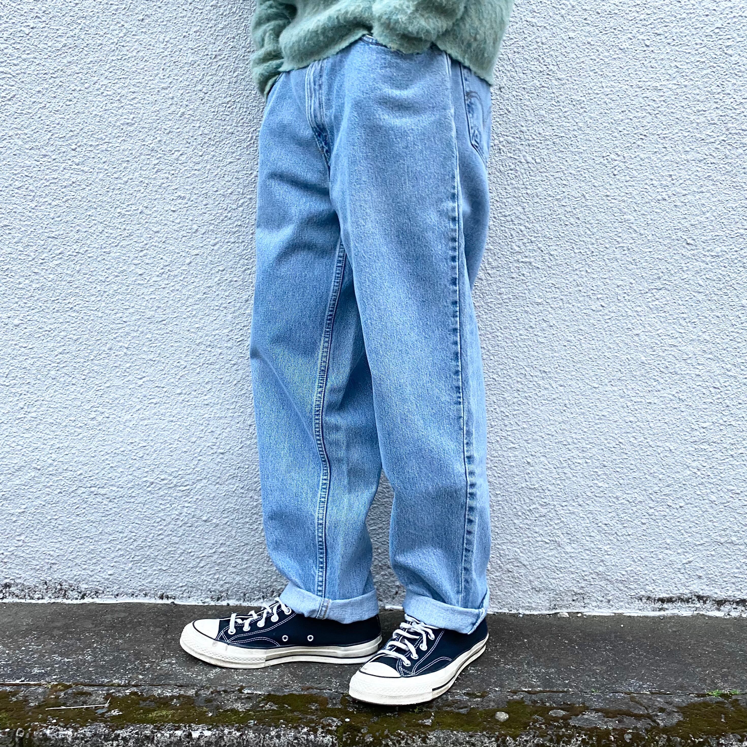 メンズ リーバイス560 Levis W36 バルーン 青 00s Y2K 22316