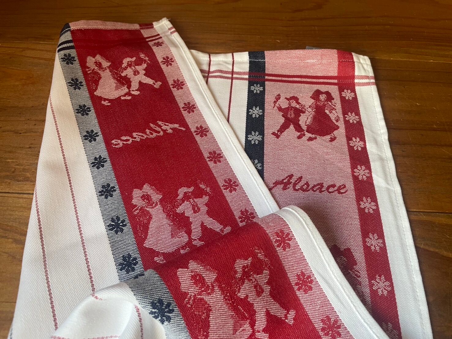 アルザス柄のキッチンクロス Winkler社 | PADDY'S