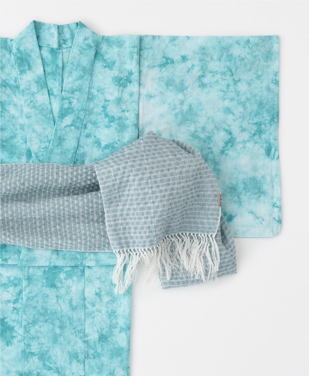 籠染の浴衣レディース <emerald>