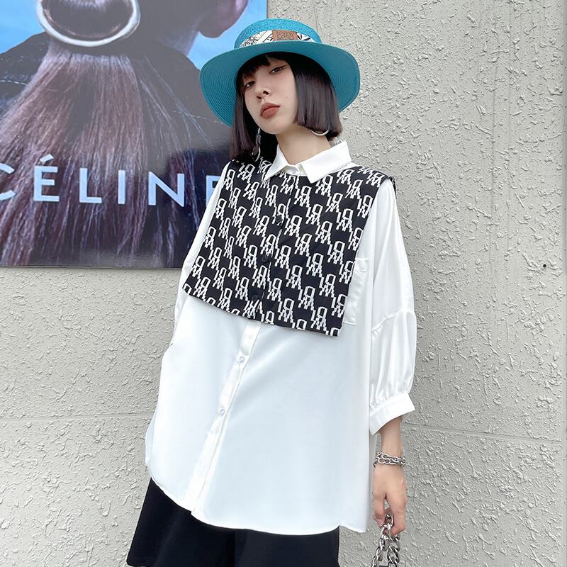 シャツスプリングトップス 春物 ラブタオタオダレンハウス90495090816