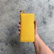 【限定商品】ウォレット ラウンドジップ マットパイソン