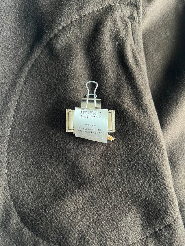 FW2001 HERMES MEN CASHMERE JACKET