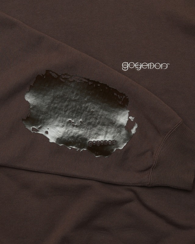 Wrist Gel Patch Sweat Shirts / BROWN［goyemon general gadget］