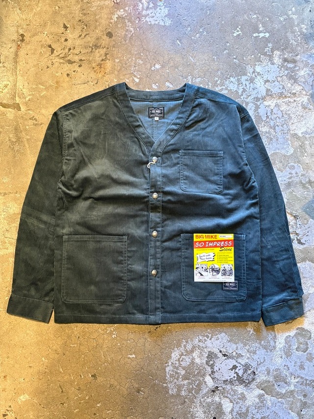 BIG MIKE / CORDUROY ENGINEER JACKET / 102646040 / GREEN