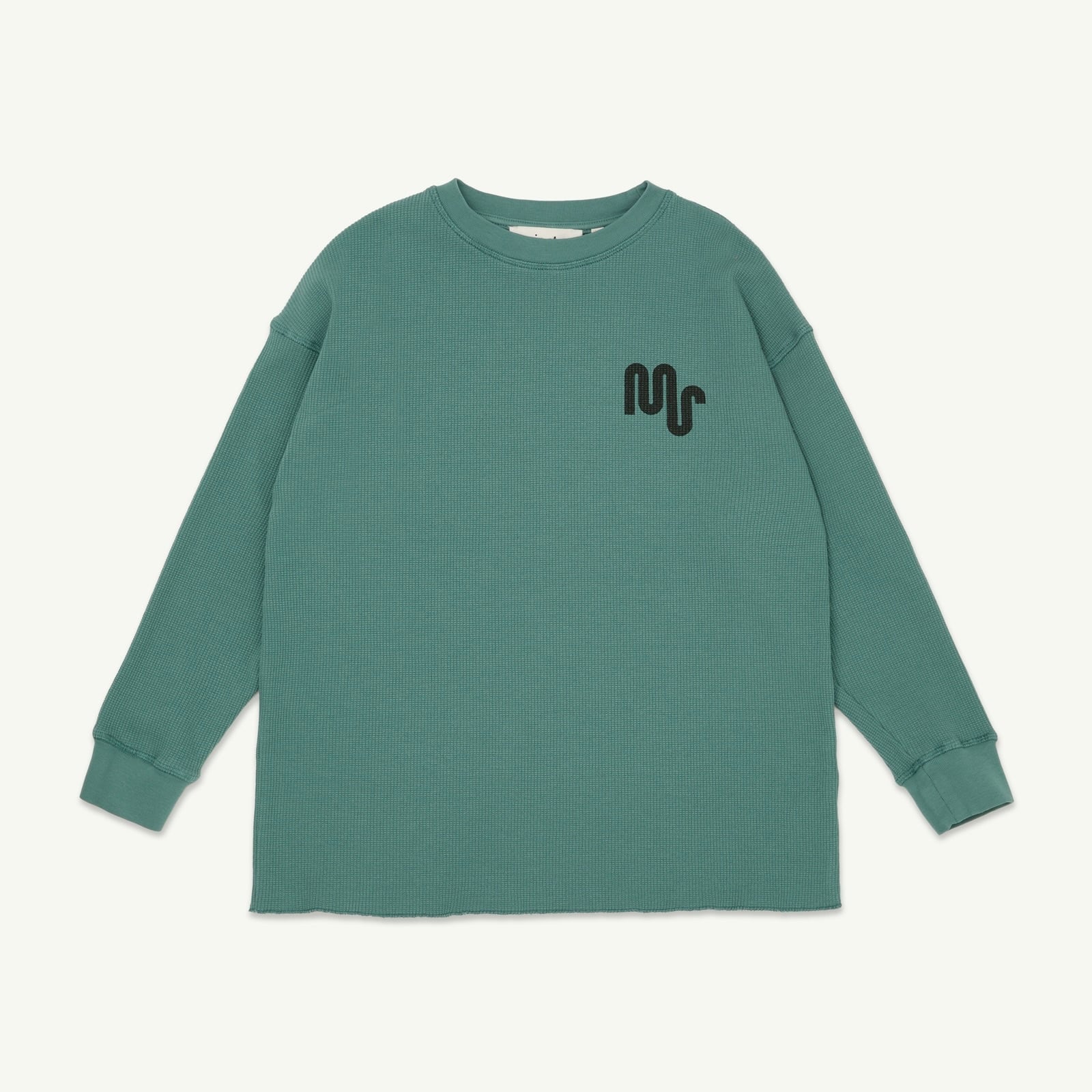 《main story 2025AW》Waffle Tee / Atlantic