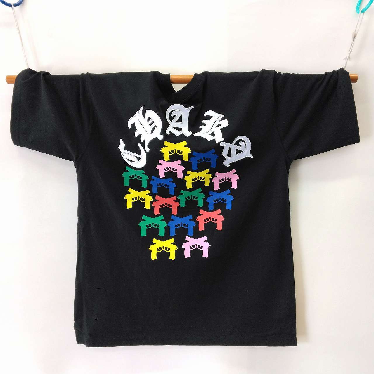 ガルフィー GALFY 半袖Tシャツ チャカパッチ 黒 中型犬 大型犬サイズ