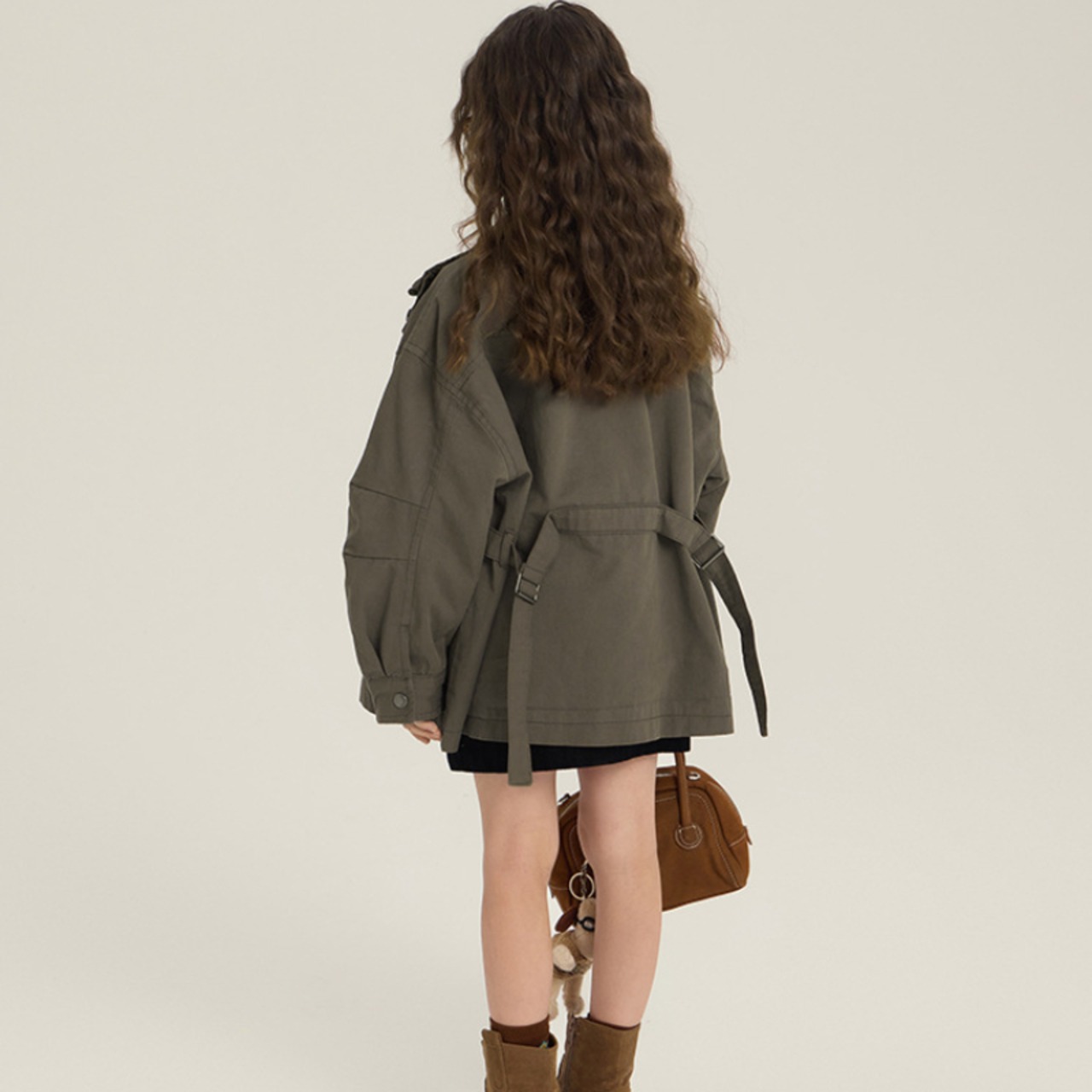 秋レトロワークトレンチ