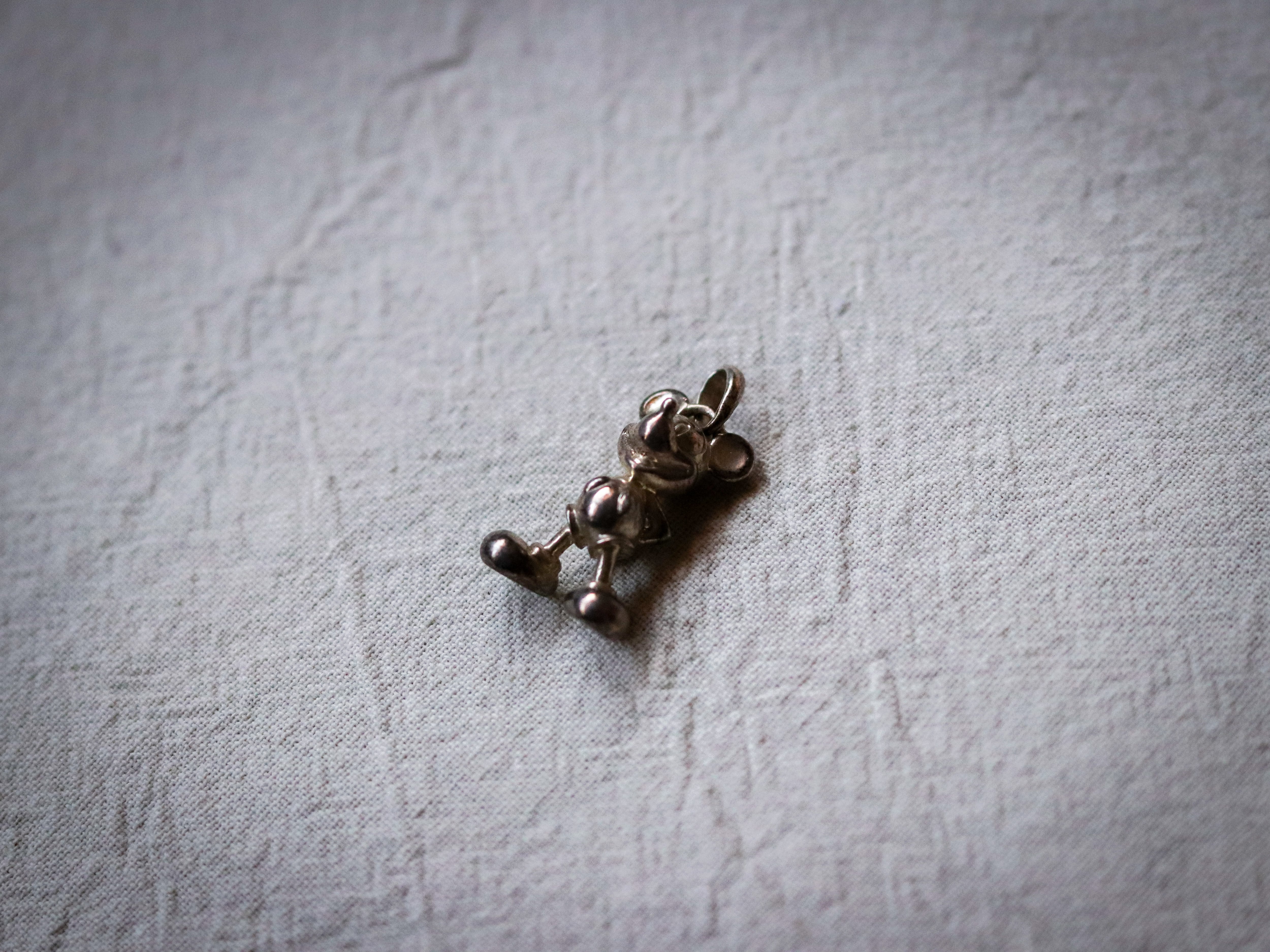 ヴィンテージシルバーネックレストップ ミッキーマウス | vintageaa8