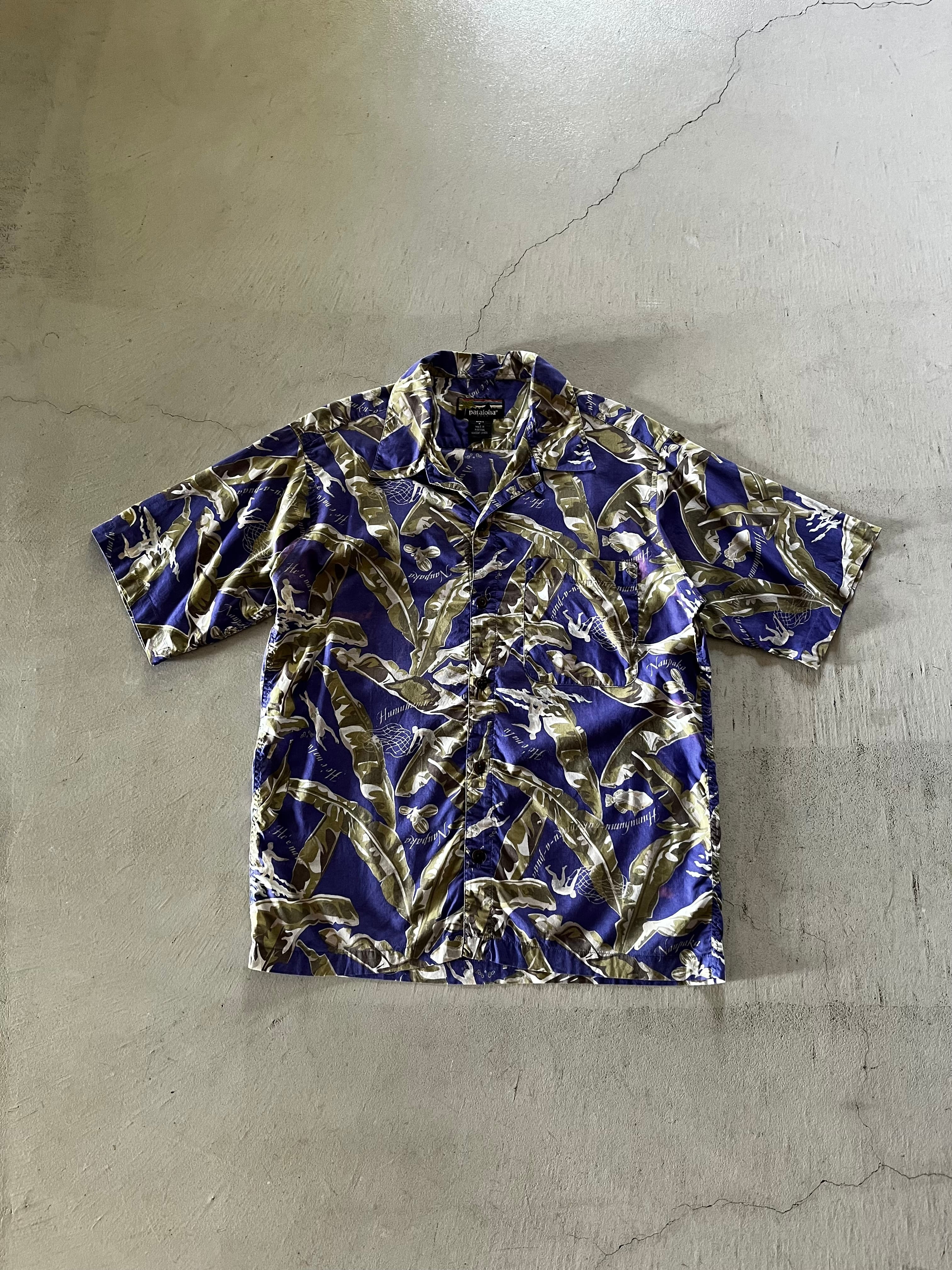 オレンジ×オレンジM：patagonia パタゴニア チェック オンブレ 半袖