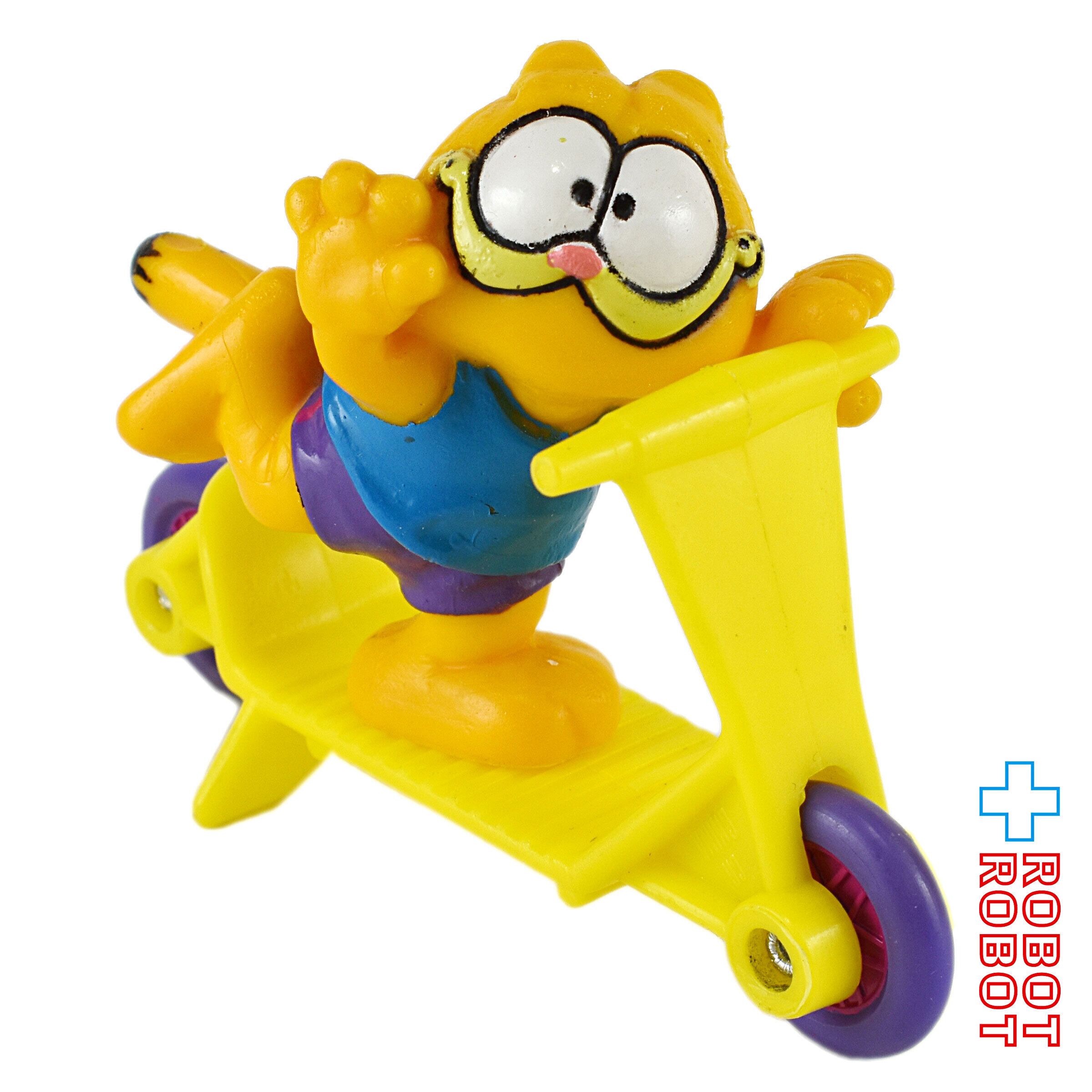 マクドナルド ガーフィールド #1 スクーター ハッピーミール トイ PVC