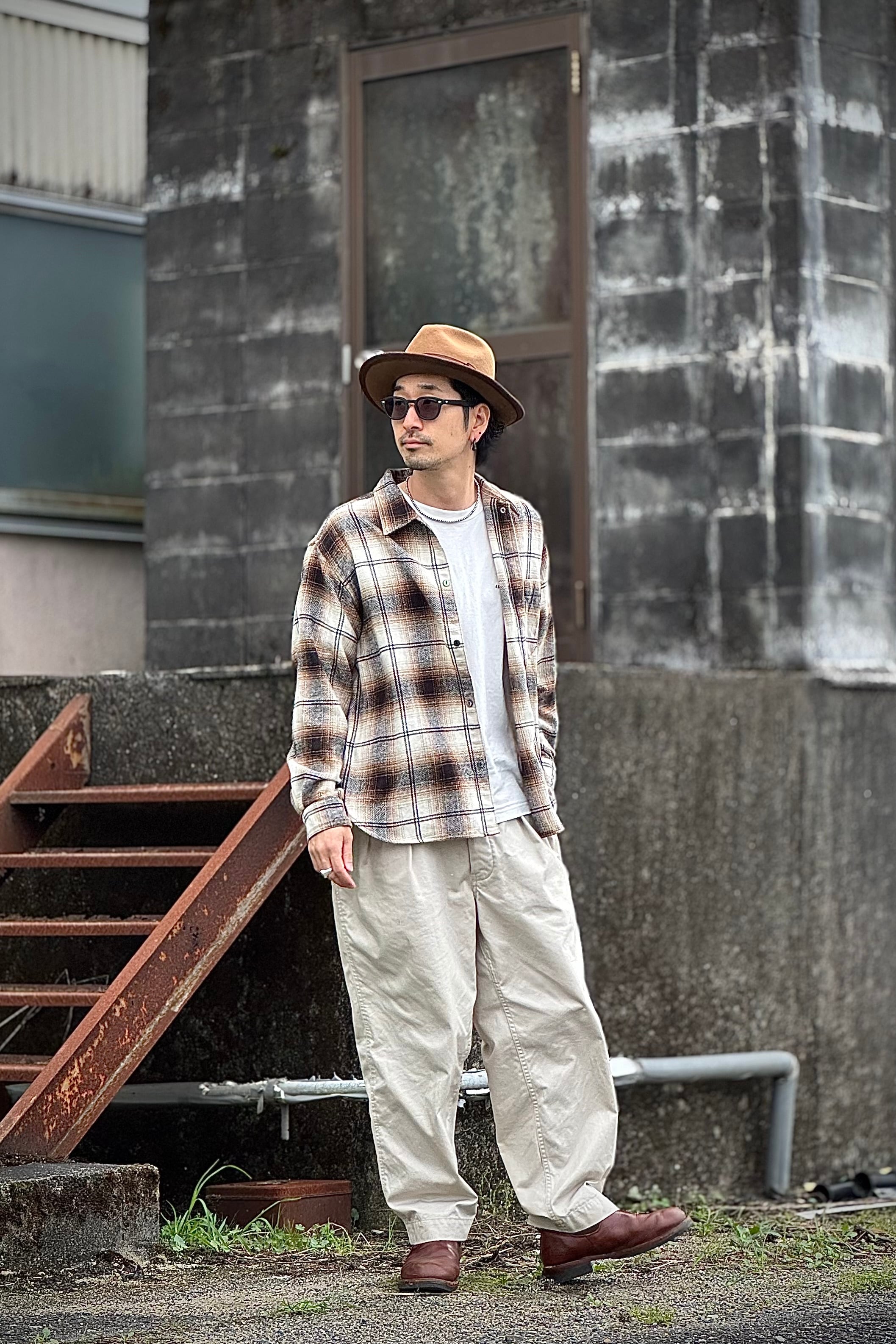 ANACHRONORM×MAMBO 30th Anniversary OMBRE CHECK WIDE FLANNEL SHIRTS ANACHRONORM×MAMBO 30th Anniversary OMBRE CHECK WIDE FLANNEL SHIRTS