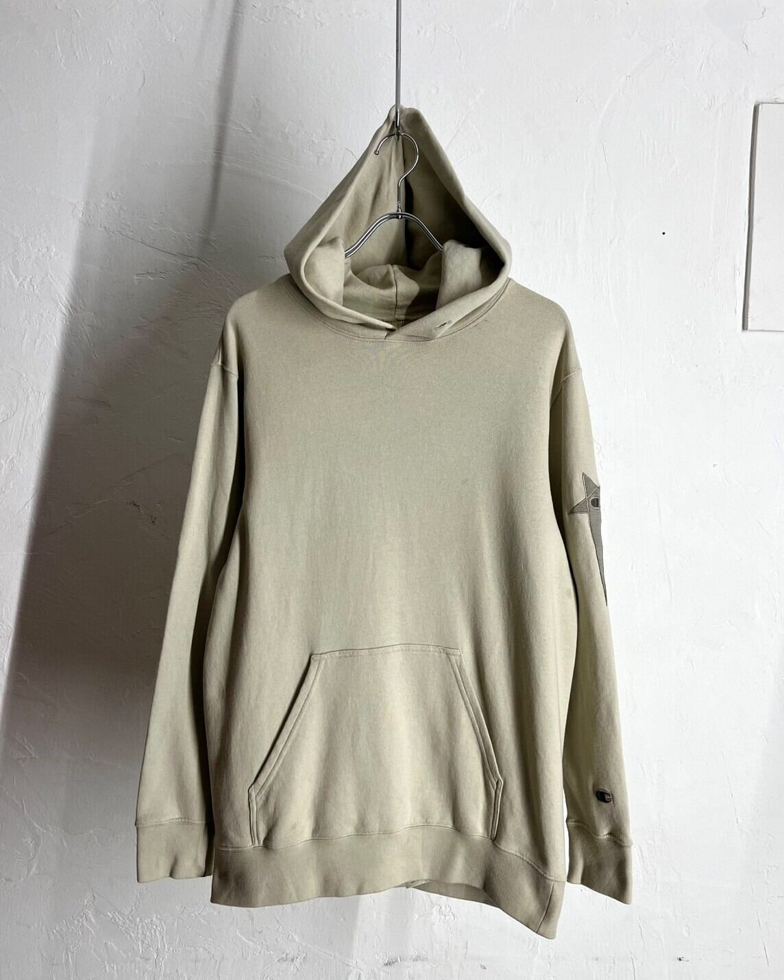 20SS Rick Owens×Champion Pentagram Sleeve Sweat Hoodie ITALY製