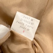 イタリア製 GIORGIO ARMANI ジョルジオアルマーニ テーラードジャケット 42/ベージュ系 レディース