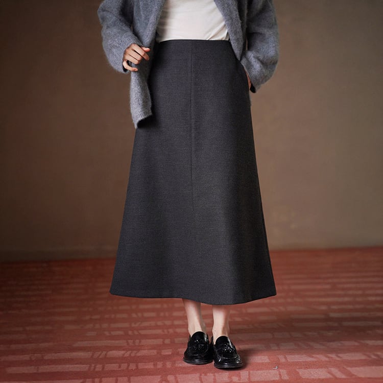 シンプルAラインスカート No.6045