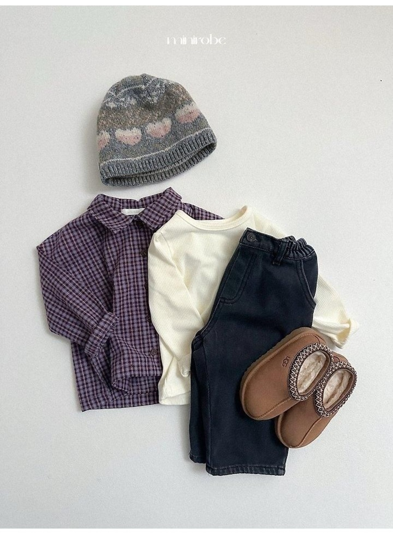 〖取寄〗韓国子供服 / 26winter / minirobe / リアシャツ / キッズ *S~XL*