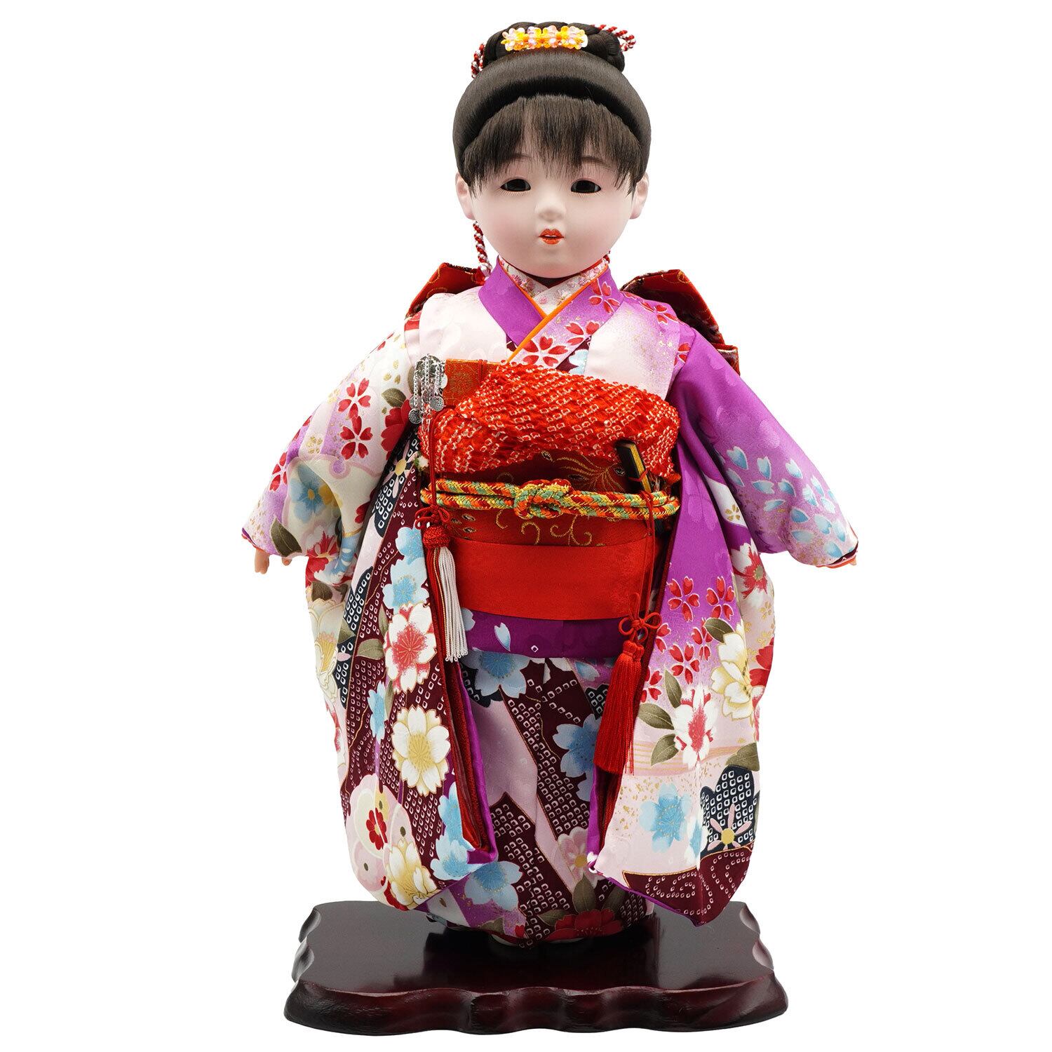 かわいいイマドキの市松人形 13号 ポニーテール 15-10 いちまさん