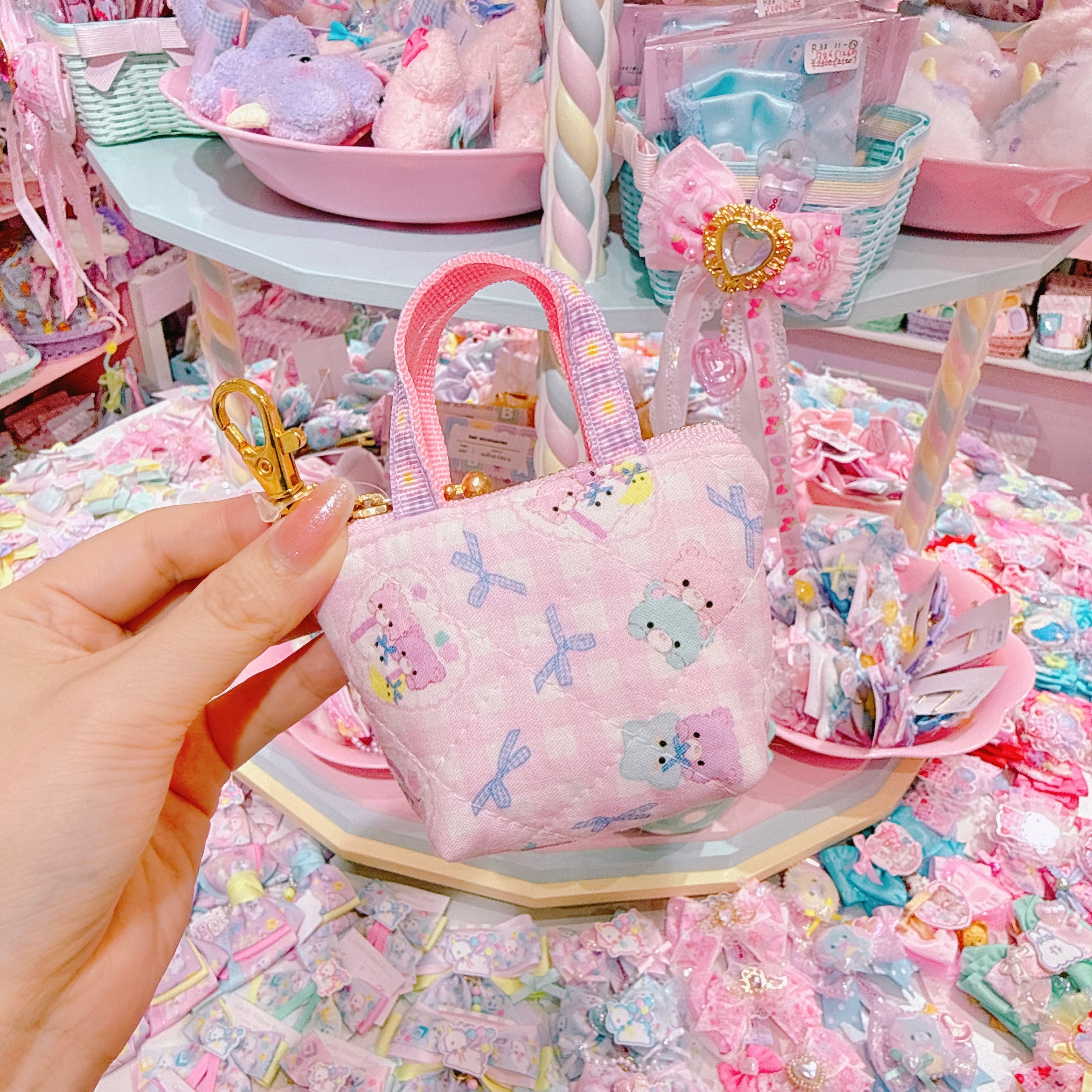 【N4】54-13ミニバッグ型キーホルダー