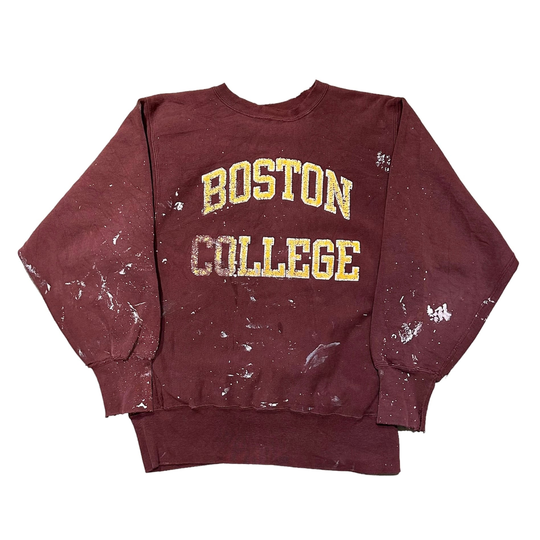 [美品]90s Champion ボストン大学 リバースウィーブ 刺繍タグ