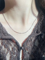 Fine link necklace
