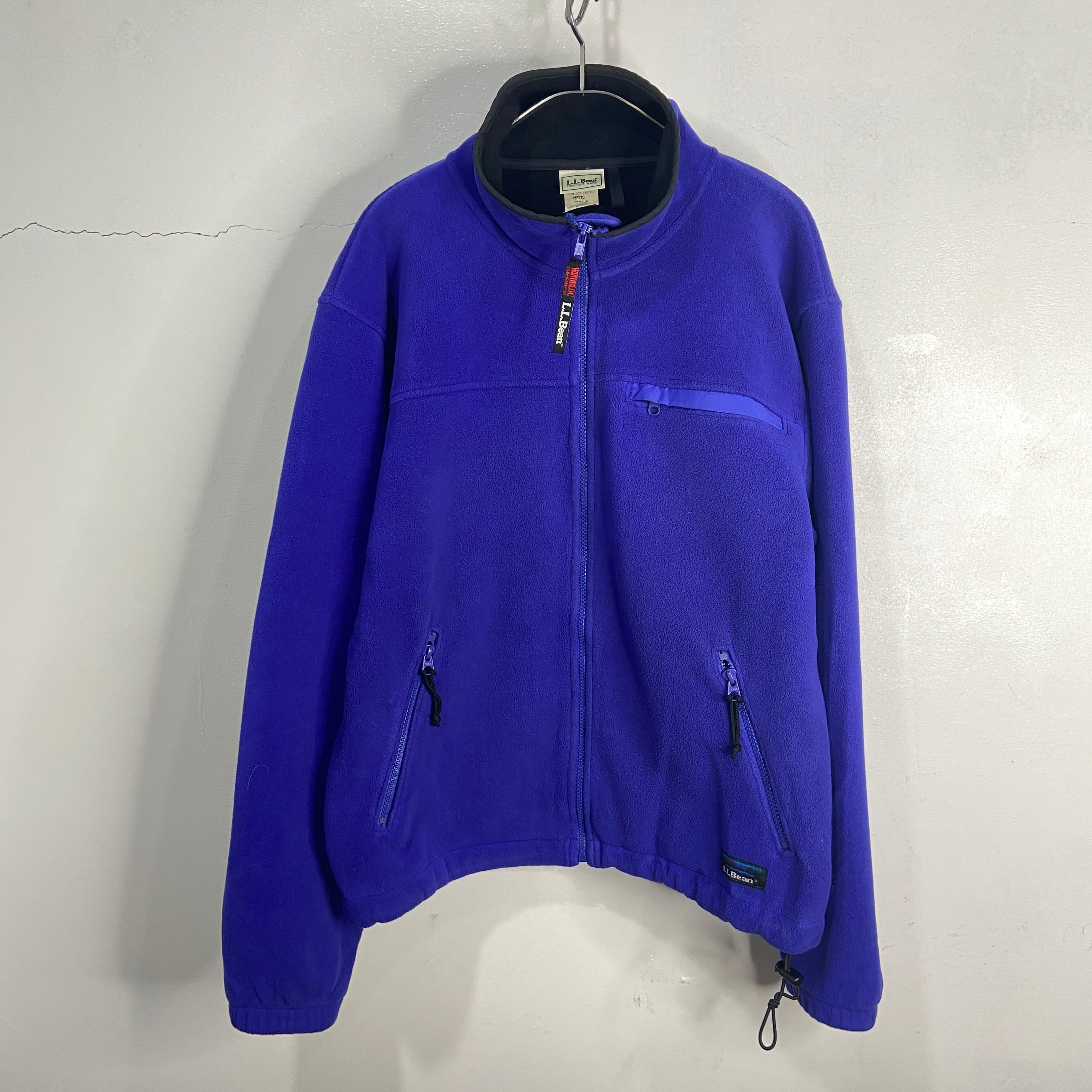 90s USA製 L.L.Bean ポーラテックフリースジャケット ブルー M 90s USA製 L.L.Bean ポーラテックフリースジャケット ブルー M