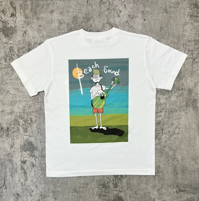 【HOMEJOE ARTWORK 】Beach Sound Pocket Tee