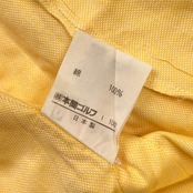 HONMA 本間ゴルフ BD ボタンダウン 長袖シャツ M/イエロー メンズ