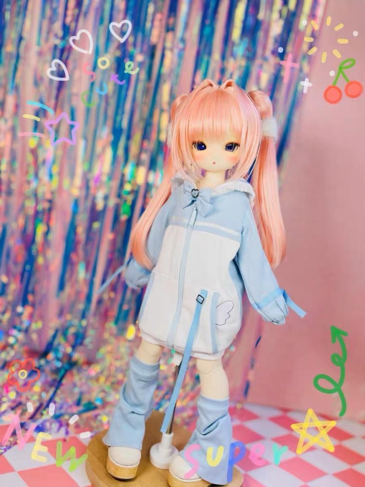 ディーラー製 ドール服 MDD服 ドール服 ジャージ アウトフィット-C1101 