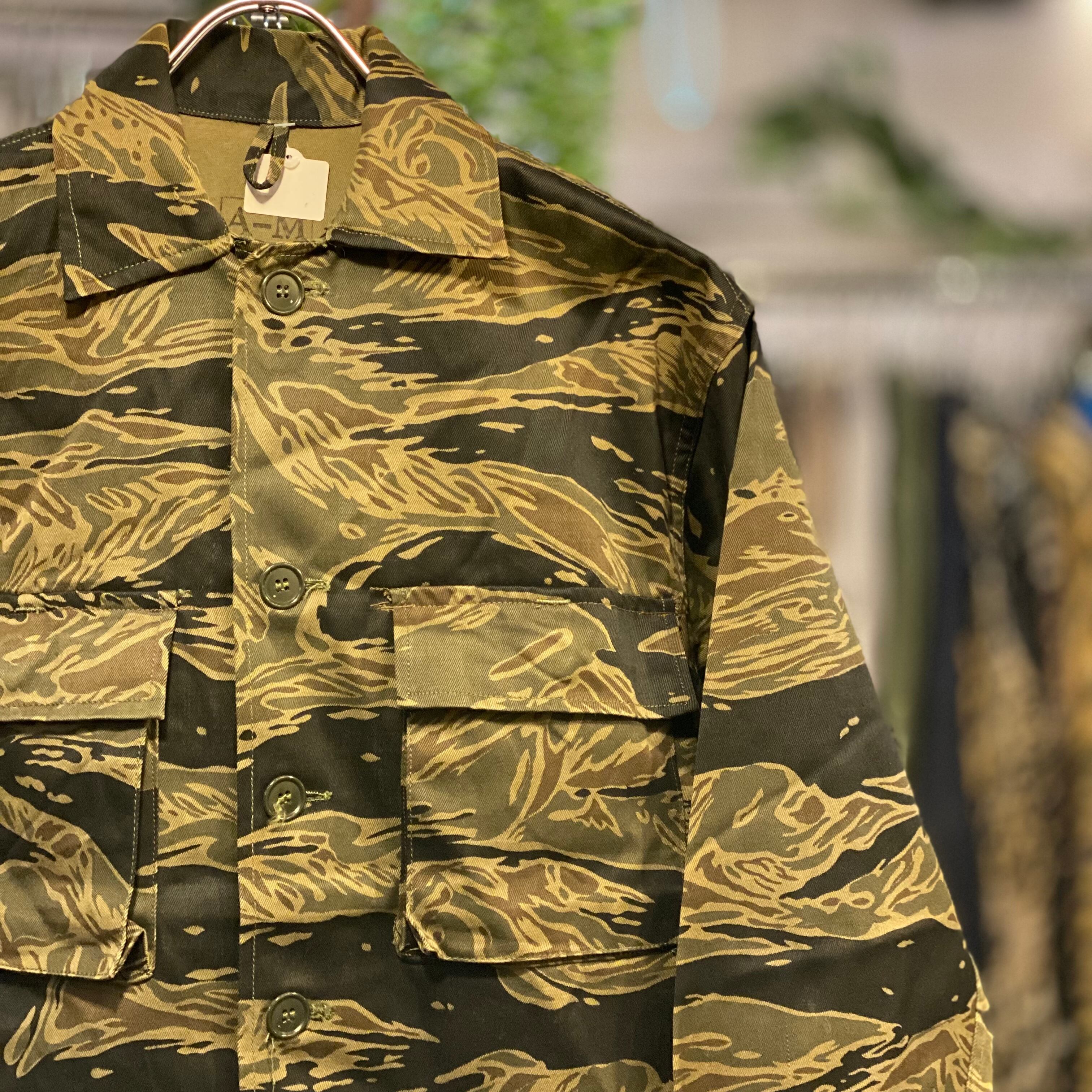 D.S】60's Vietnam Tiger Stripe Shirt JKT | 下北沢SPiKe＆SPiCe