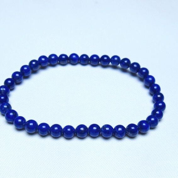ラピスラズリ ブレスレット 5mm 一点物 メール便可 [M便 1/10] 111-48503