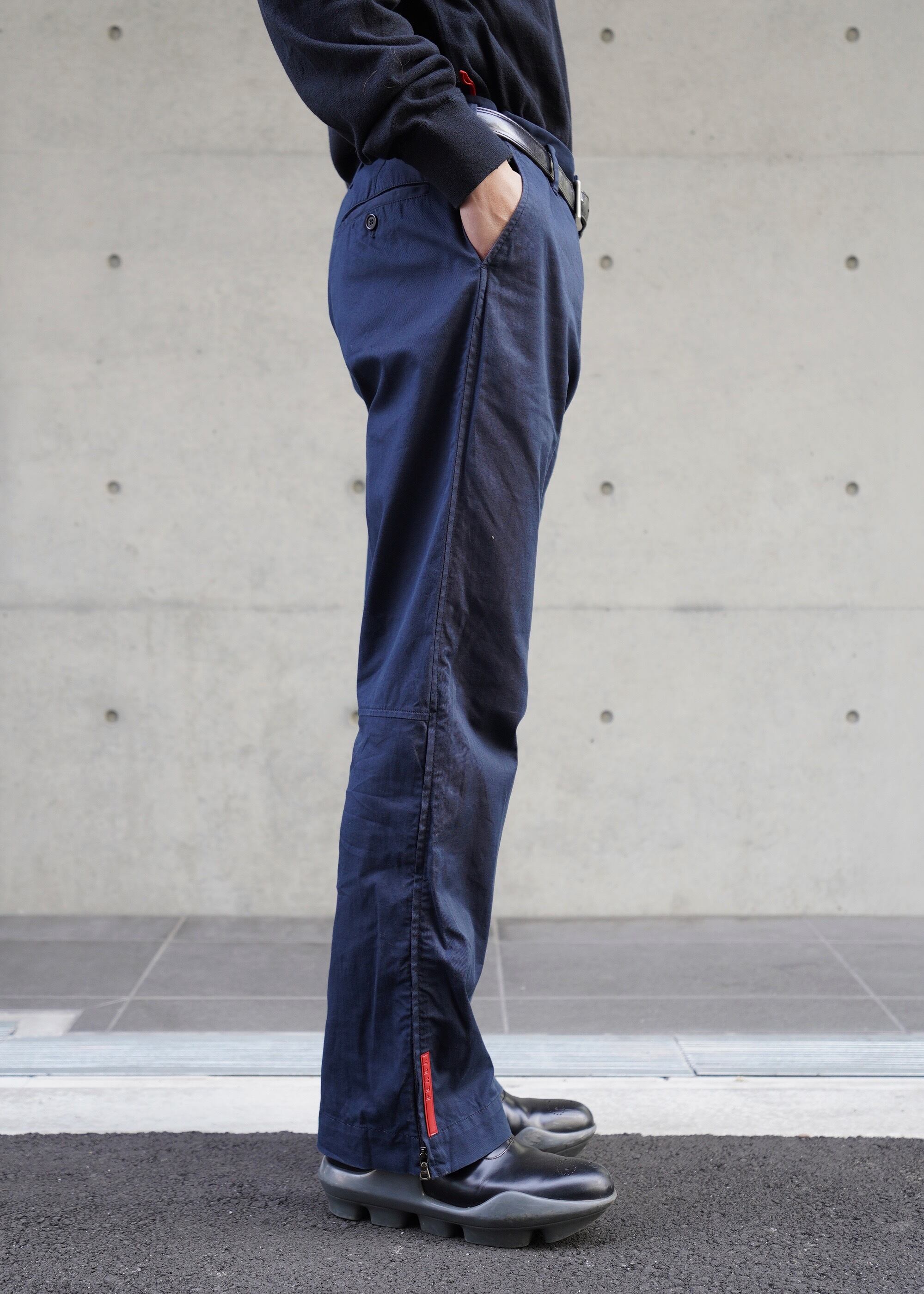 00'S PRADA SPORT ZIPPER POCKET PANTS